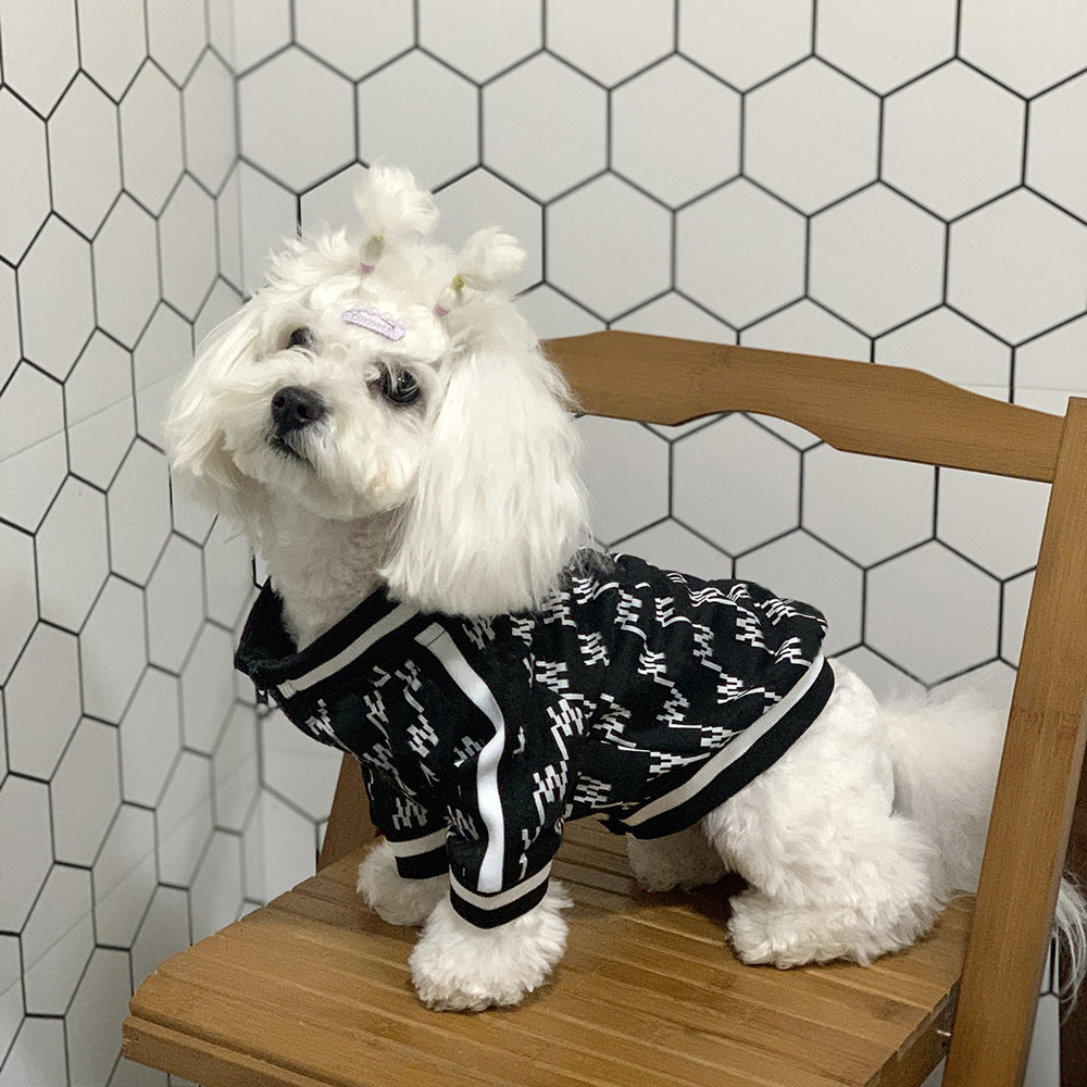 Elevate Your Pet's Fashion with the Teddy Pet Jacket Zipper Coat