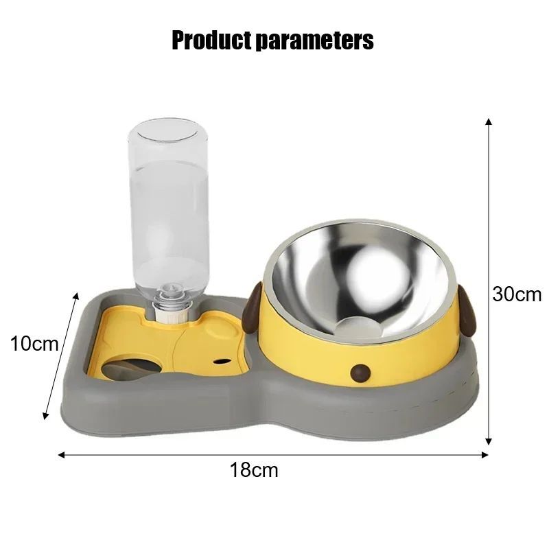 Feeding Bowls And Drinkers 15-Degree Tilt Design
