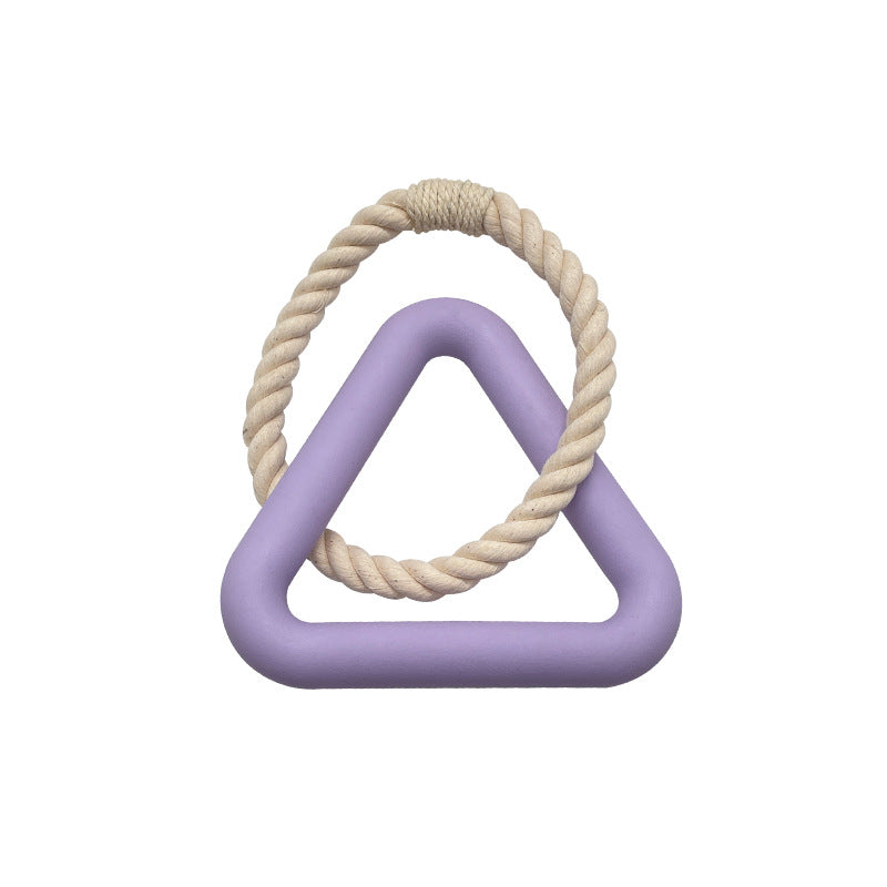 Triangle Cotton Rope Dog Tug Toy