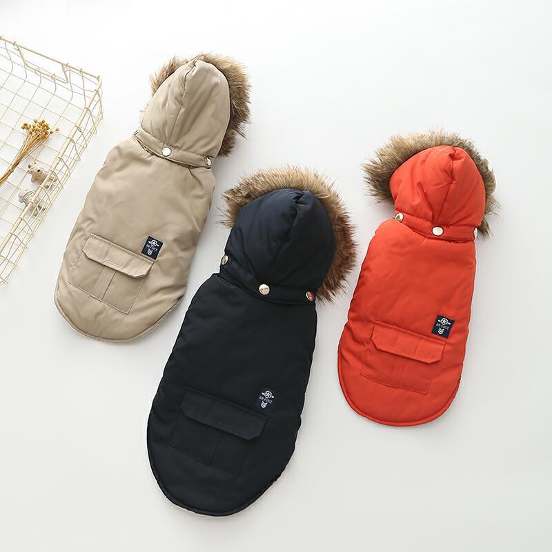 Dog Hooded Cotton Jacket