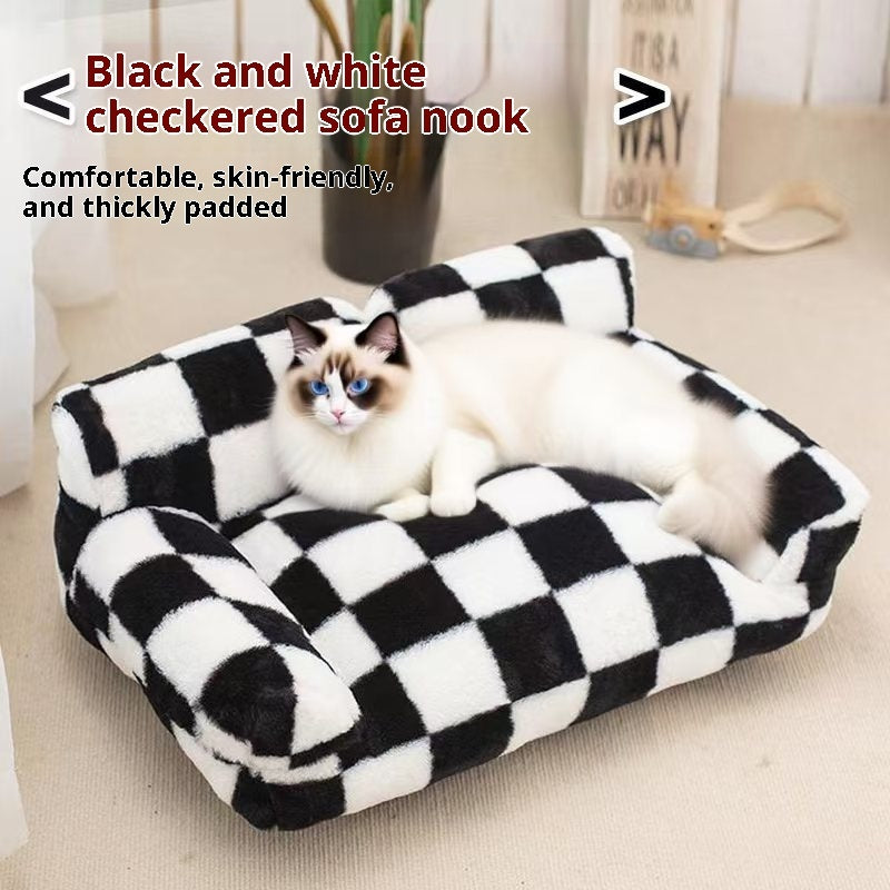 Cat Nest Large Pet Rabbit Plush Kennel