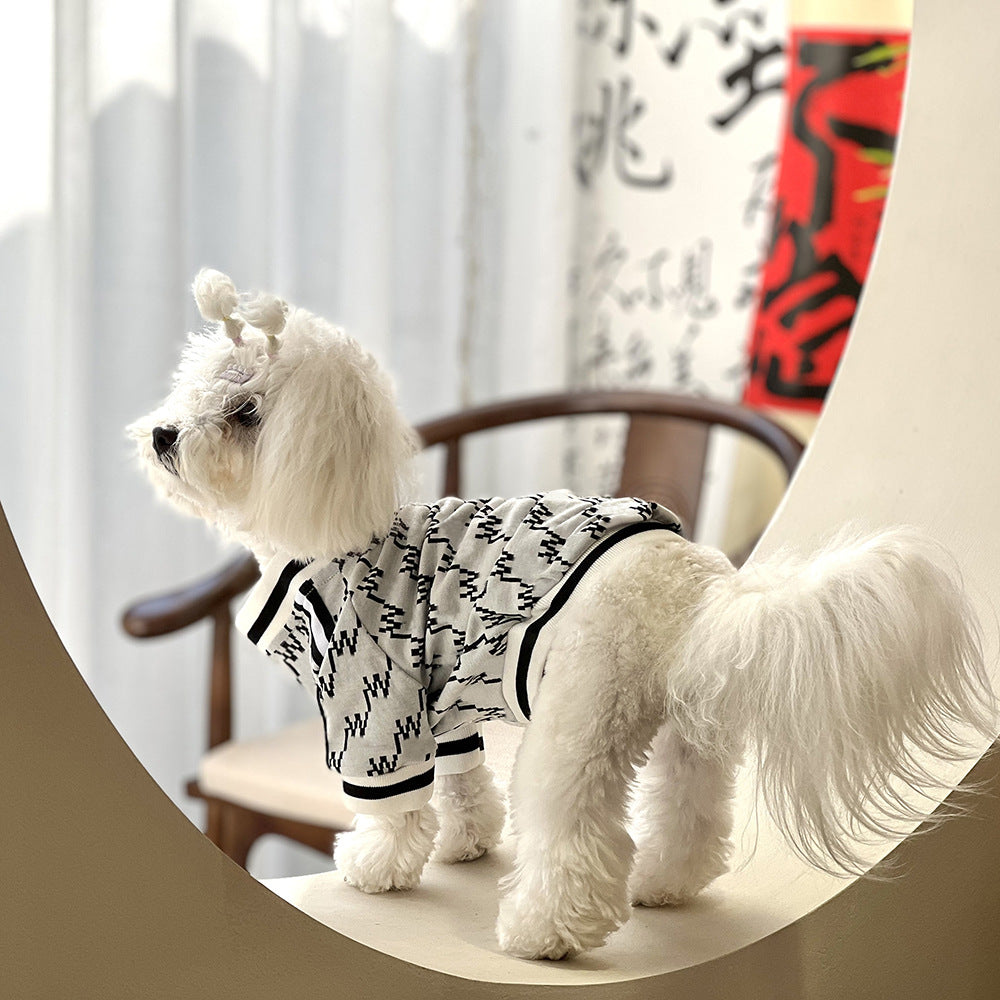 Teddy Pet Jacket Zipper Coat