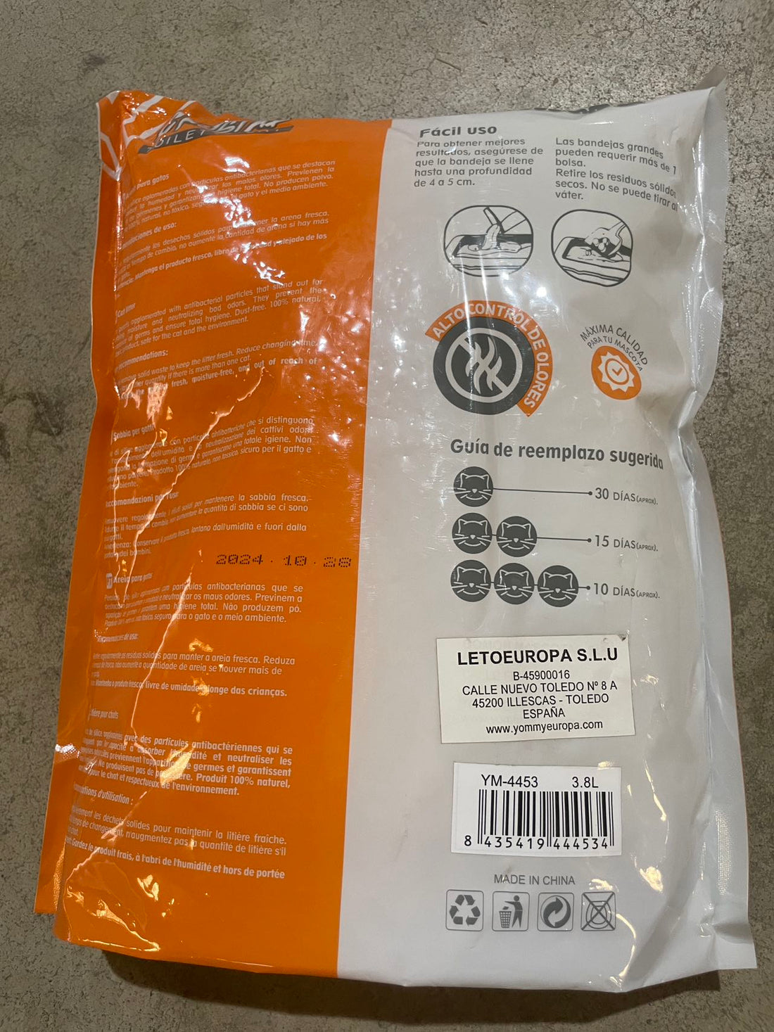 3.8L Crystal Cat Litter