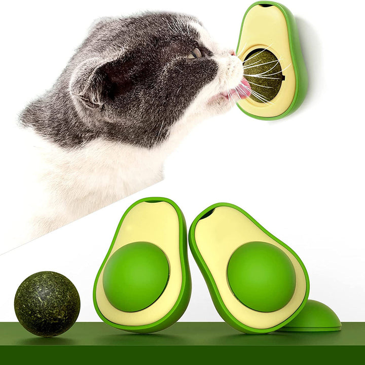 Cute Avocado Catnip Toys Cat Teeth Cleaning Toy