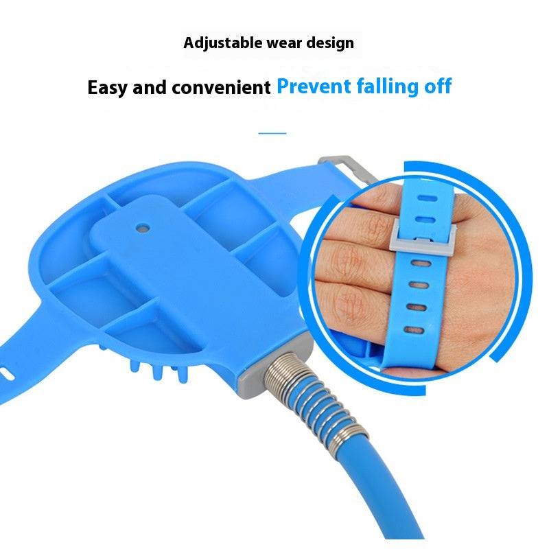 Pet Bathing Gloves Outdoor Shower