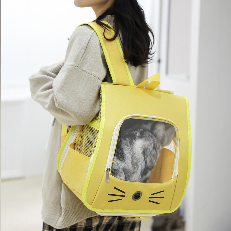 Breathable Portable Shoulders Bag For Cats Small Dogs
