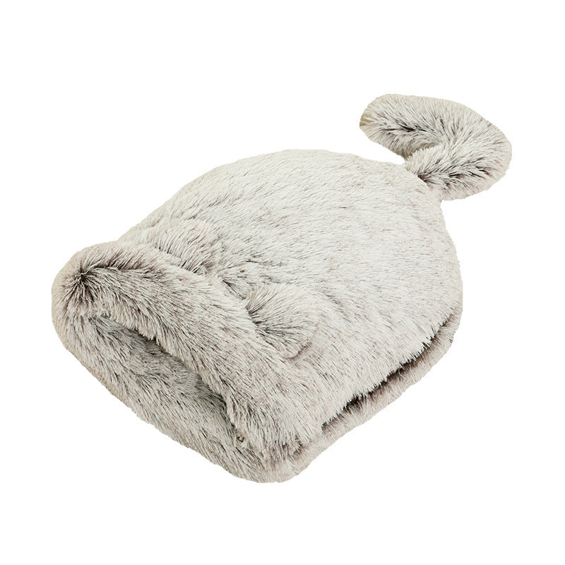 Plush Round Cat Sleeping Bag