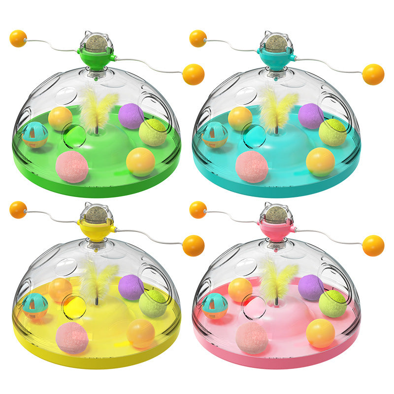 Interactive Multifunctional Turntable Pet Educational Toys