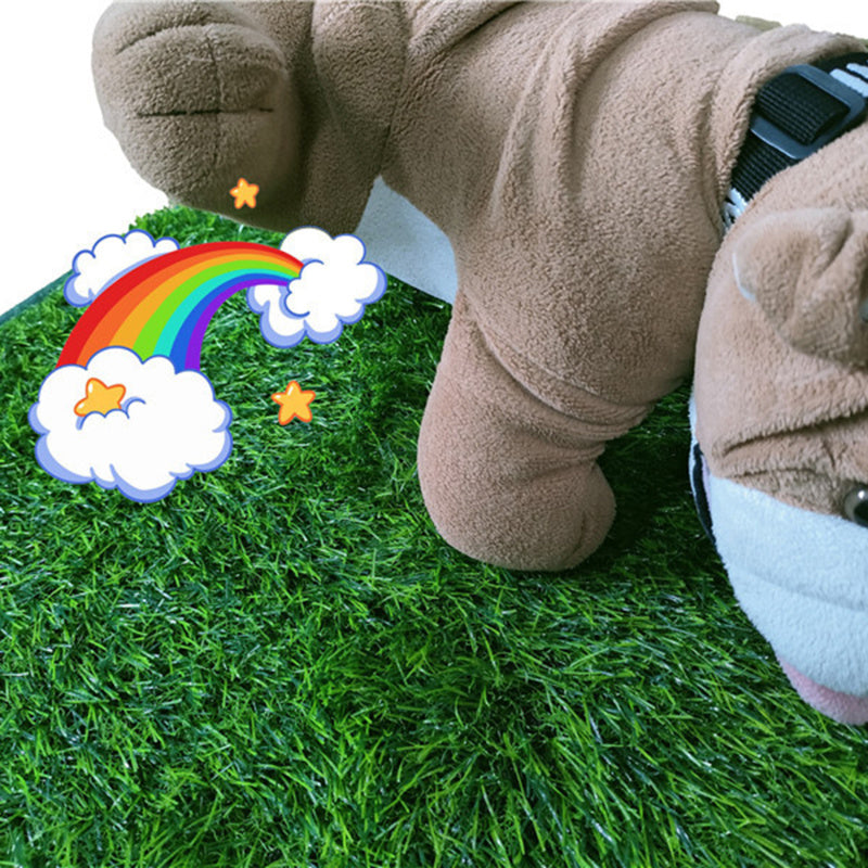 Dog Grass Potty Pads - Indoor & Outdoor Washable Training Lawn