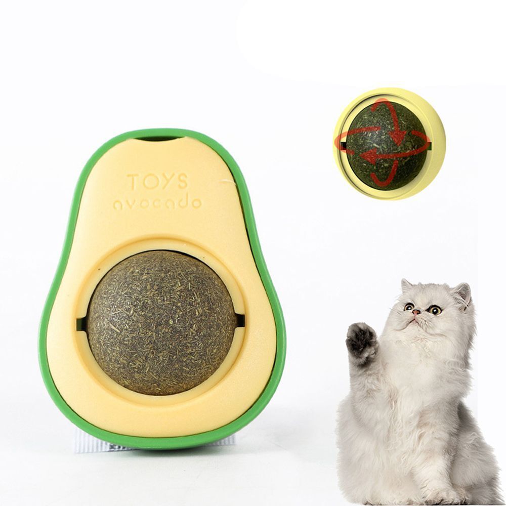 Cute Avocado Catnip Toys Cat Teeth Cleaning Toy