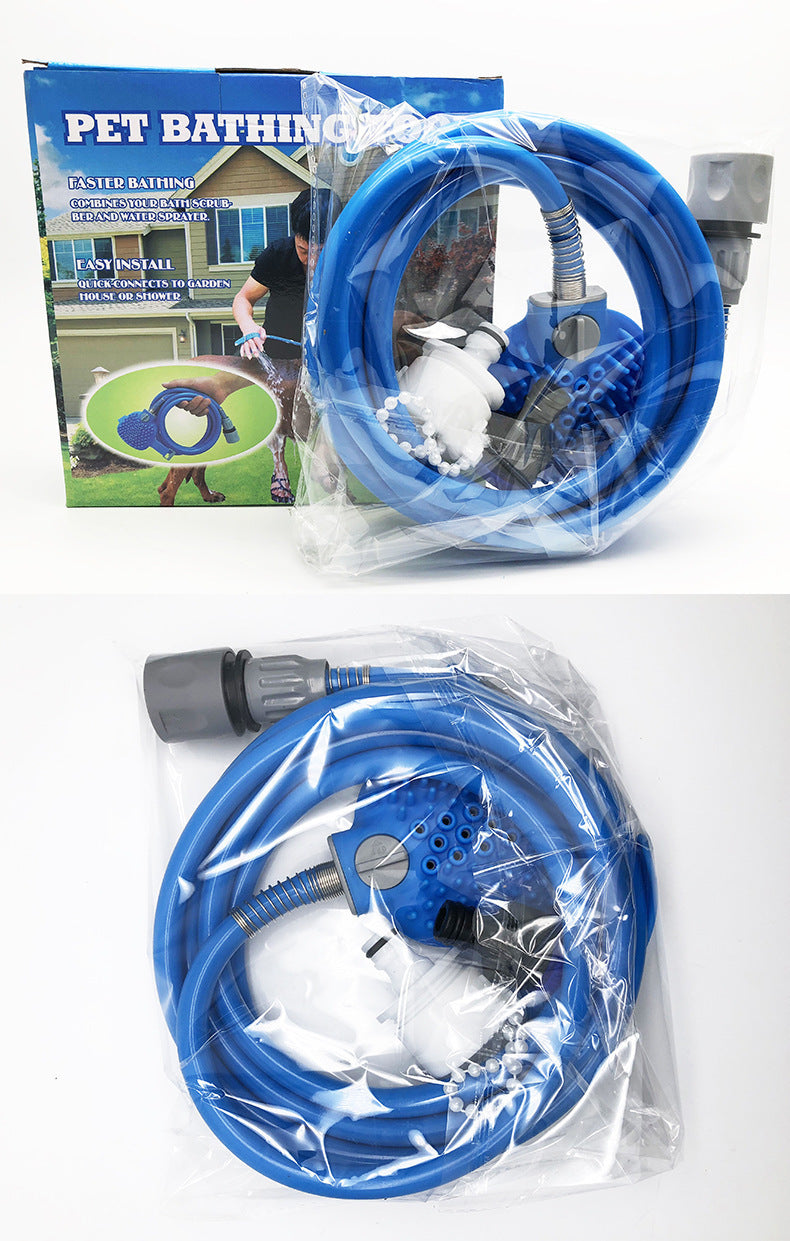 Pet Bathing Gloves Outdoor Shower