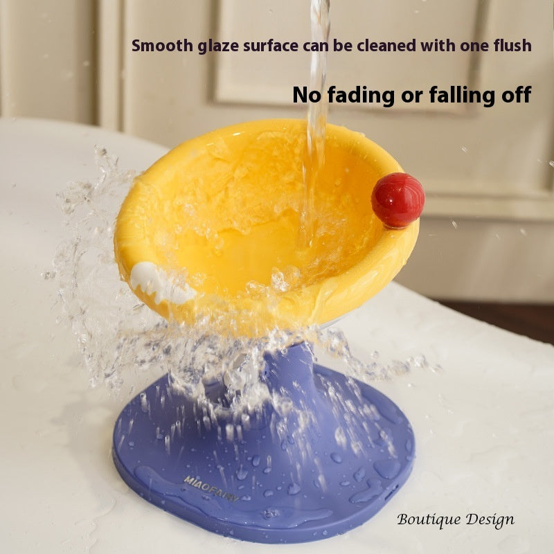 Lifting Ceramic Cat Feeding Bowl