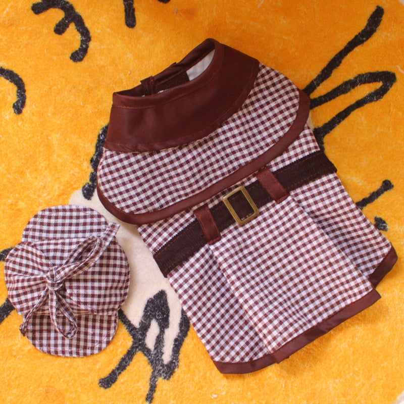 Detective Clothes Cloak Hat Suit