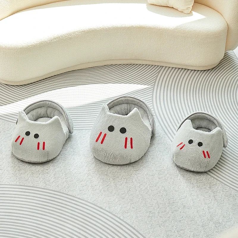 Portable Plush Slipper Cat Bed Pet