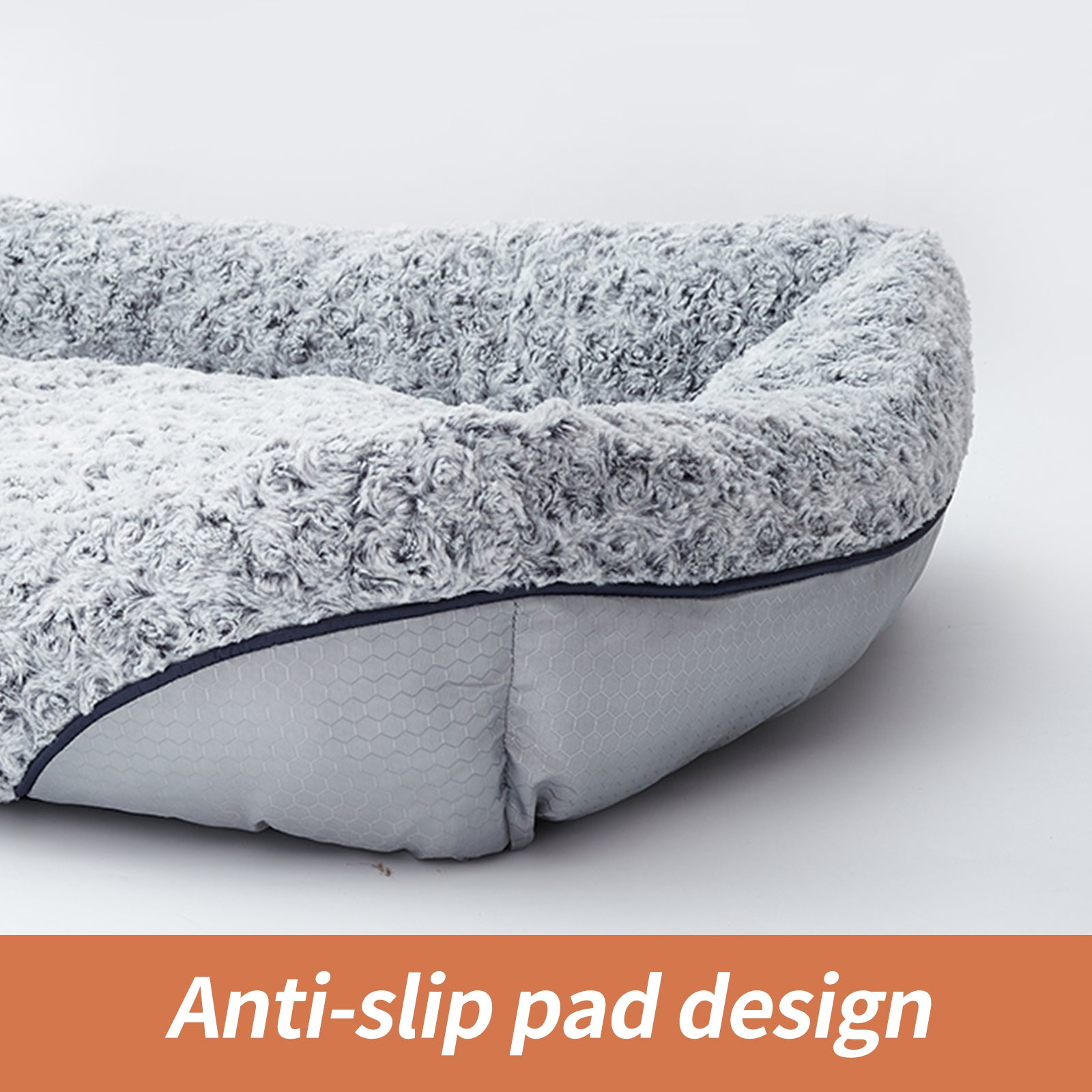 Swirl Rose Velvet Dog Beds For Small Medium Dogs