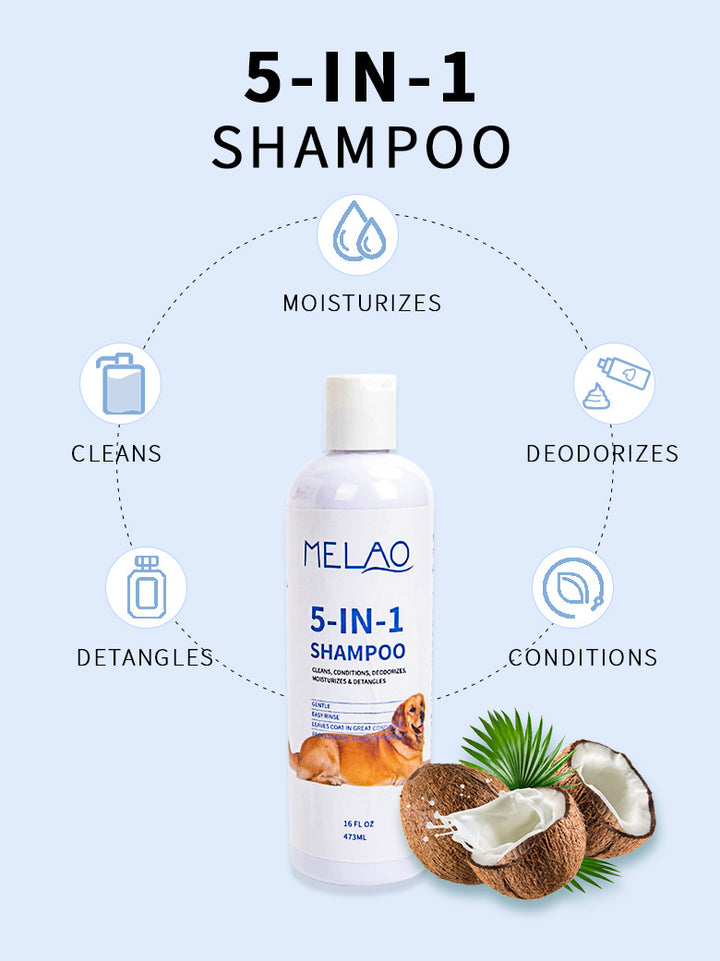 Five-in-one Soft And Clean Cats And Dogs Gel Shampoo