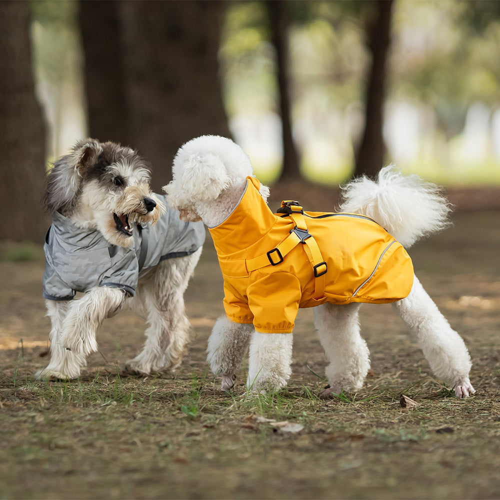 Chest And Back Raincoat Two Legs Waterproof