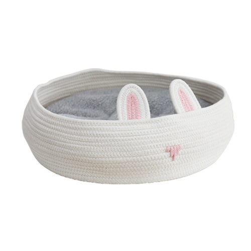 Bear-Shaped Pet Bed with Removable Cushion