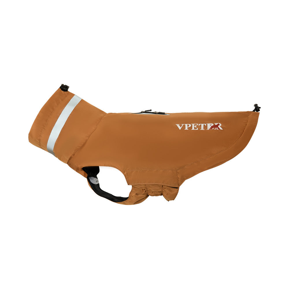 Windproof Raincoat Puppy Reflective Pet Poncho