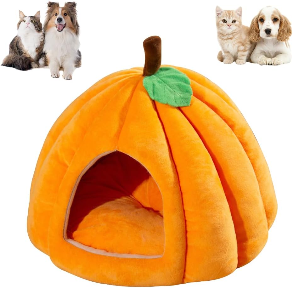 New Pumpkin Cat Bed Cat Beds For Indoor Cats
