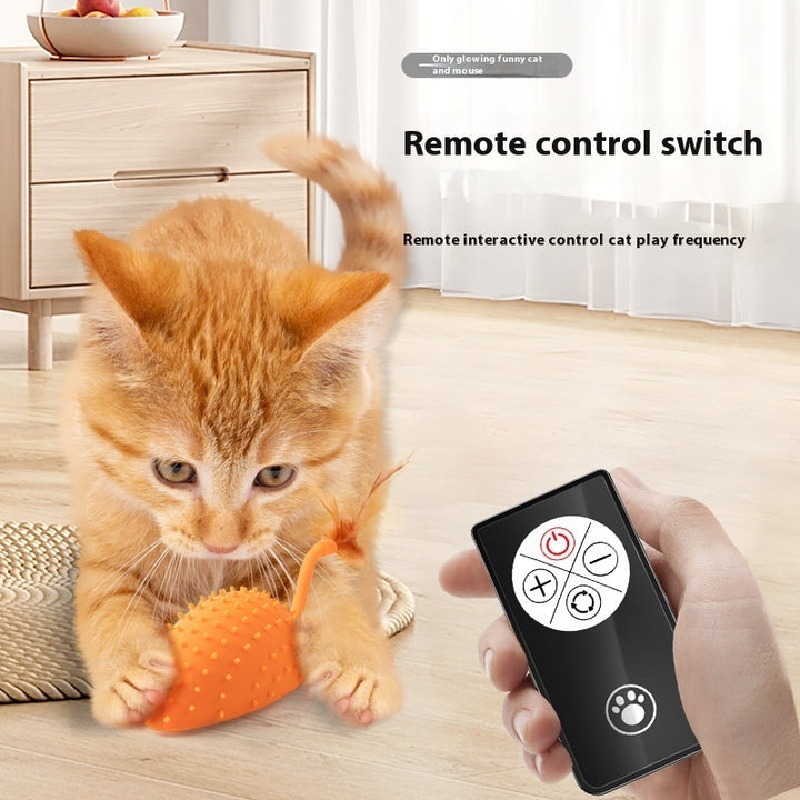 Smart Charging Silicone Mouse Cat Toy