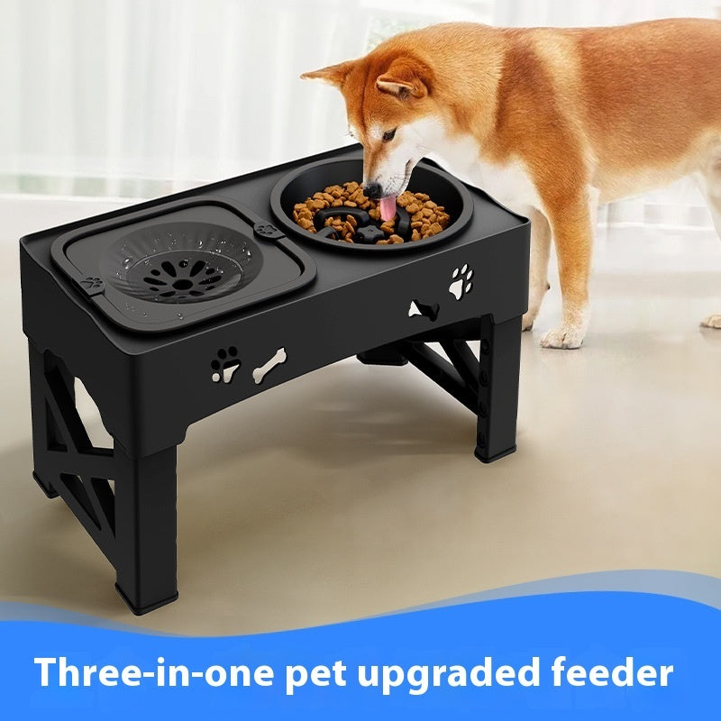 Stainless Steel Feeder Double Bowl
