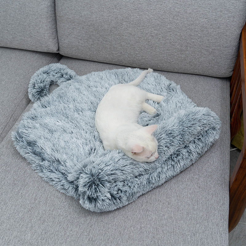 Plush Round Cat Sleeping Bag