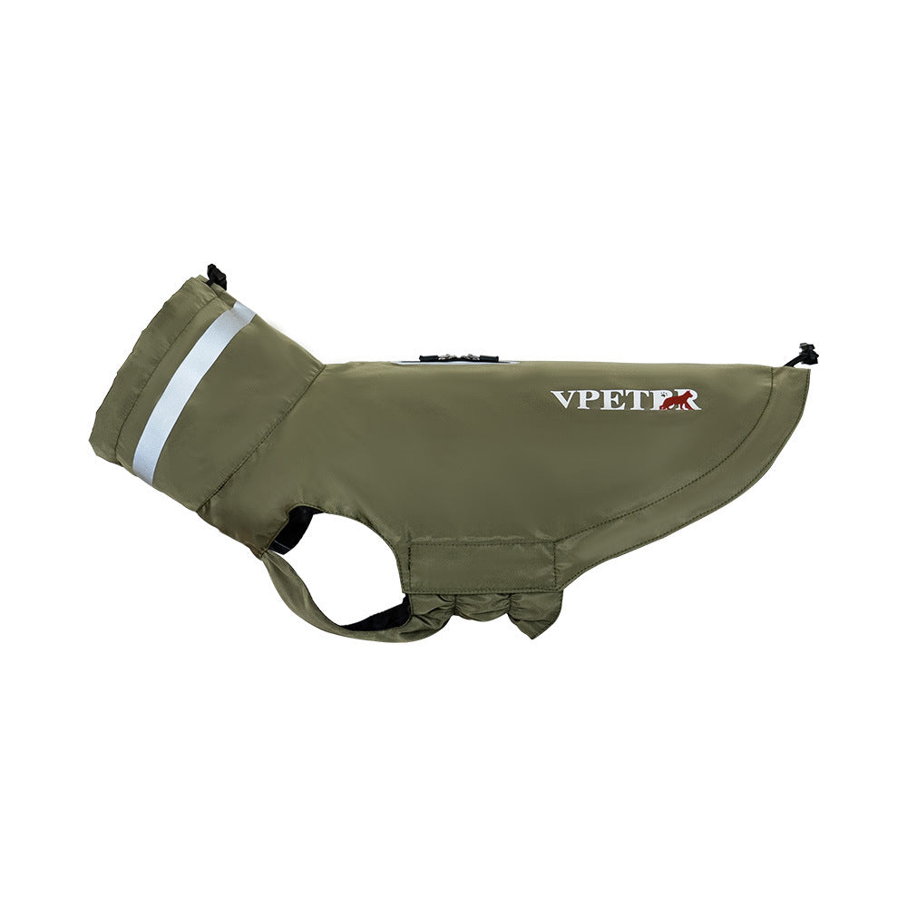 Windproof Raincoat Puppy Reflective Pet Poncho