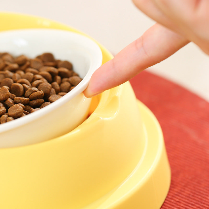 Double Feeding Bowl Neck Protection