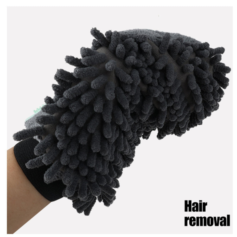 2-in-1 Grooming Glove Elegant Dog Grooming Tool