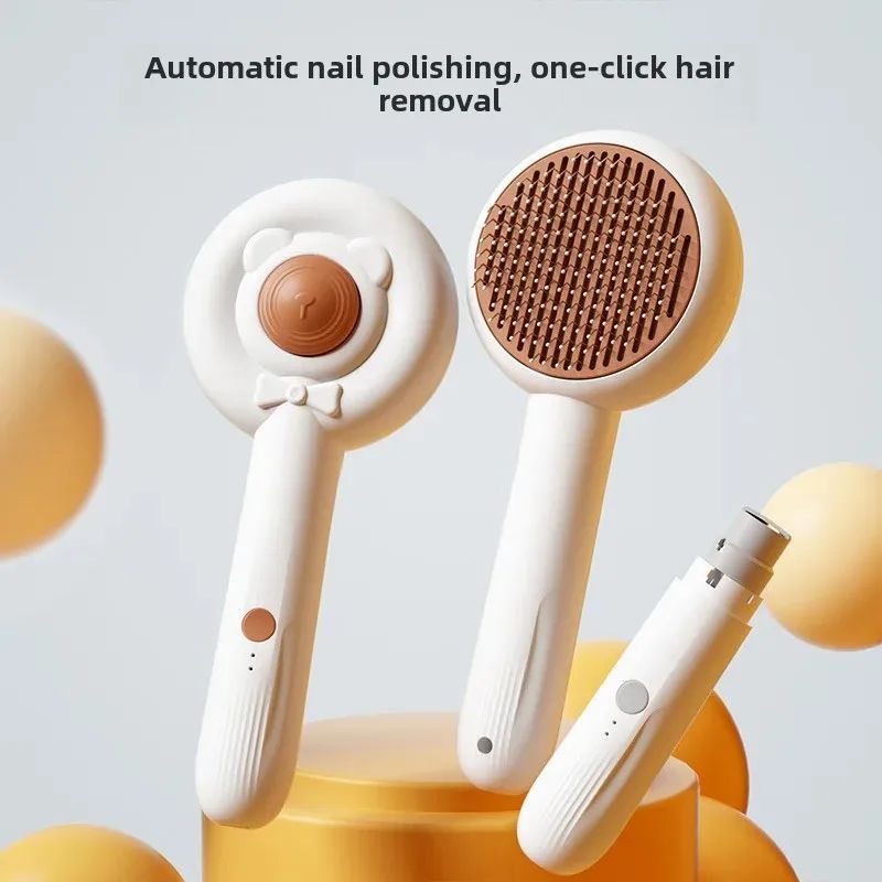 Two-In-One Pet Nail Trimmer Combs
