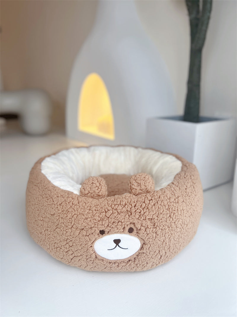 Cartoon Dog Nest Red Panda Bed