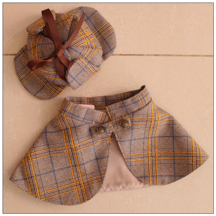 Detective Clothes Cloak Hat Suit