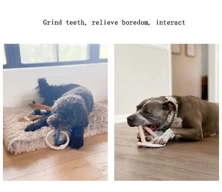 Triangle Cotton Rope Dog Tug Toy